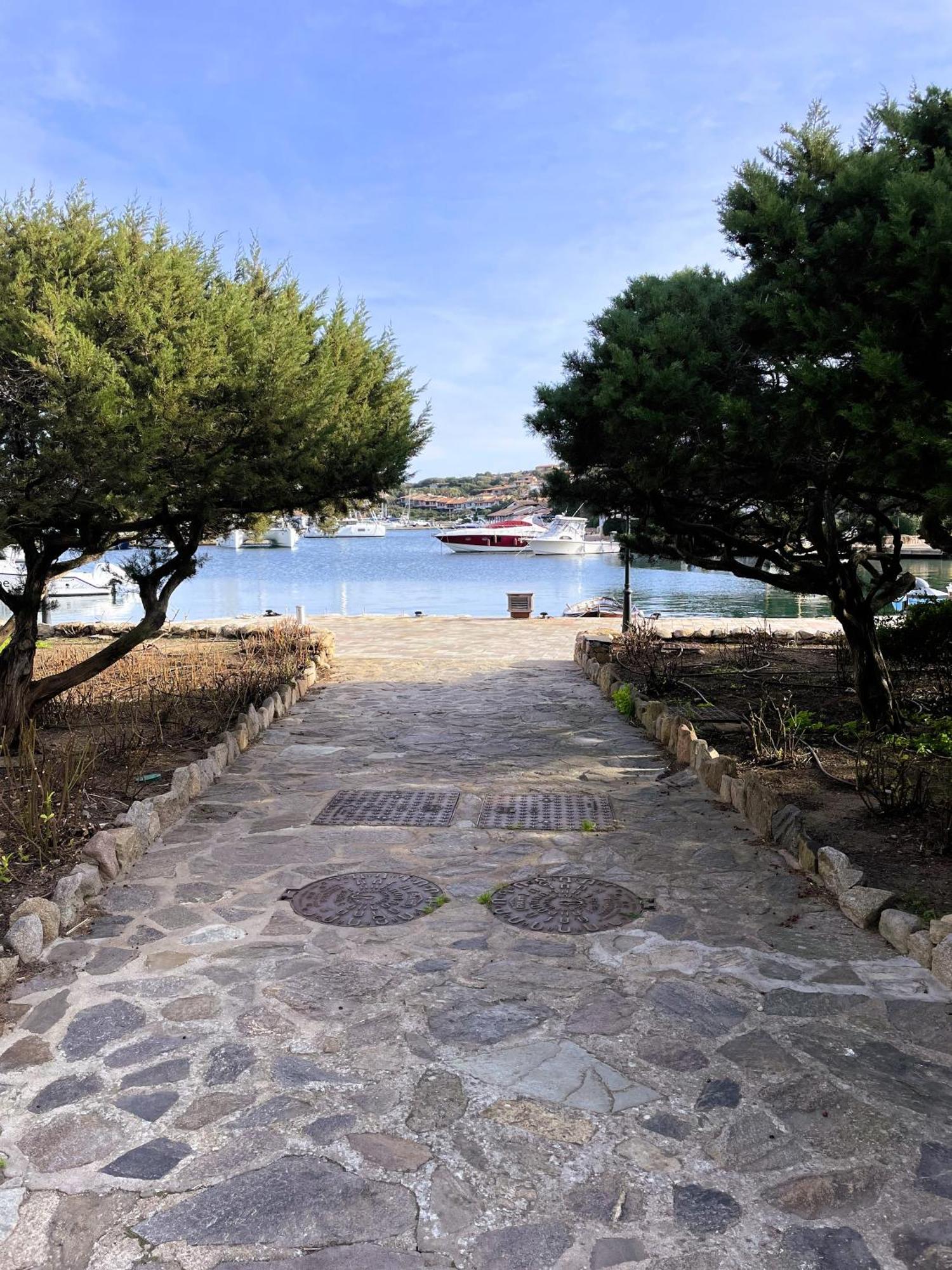 Splendida Vista Mare Zona Centrale Porto Rotondo Posto Auto Privato Eksteriør billede