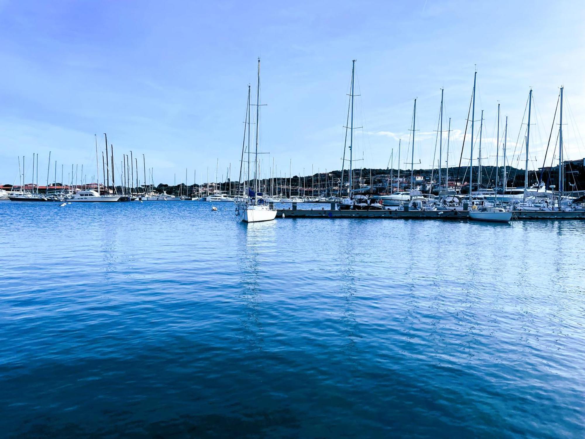 Splendida Vista Mare Zona Centrale Porto Rotondo Posto Auto Privato Eksteriør billede