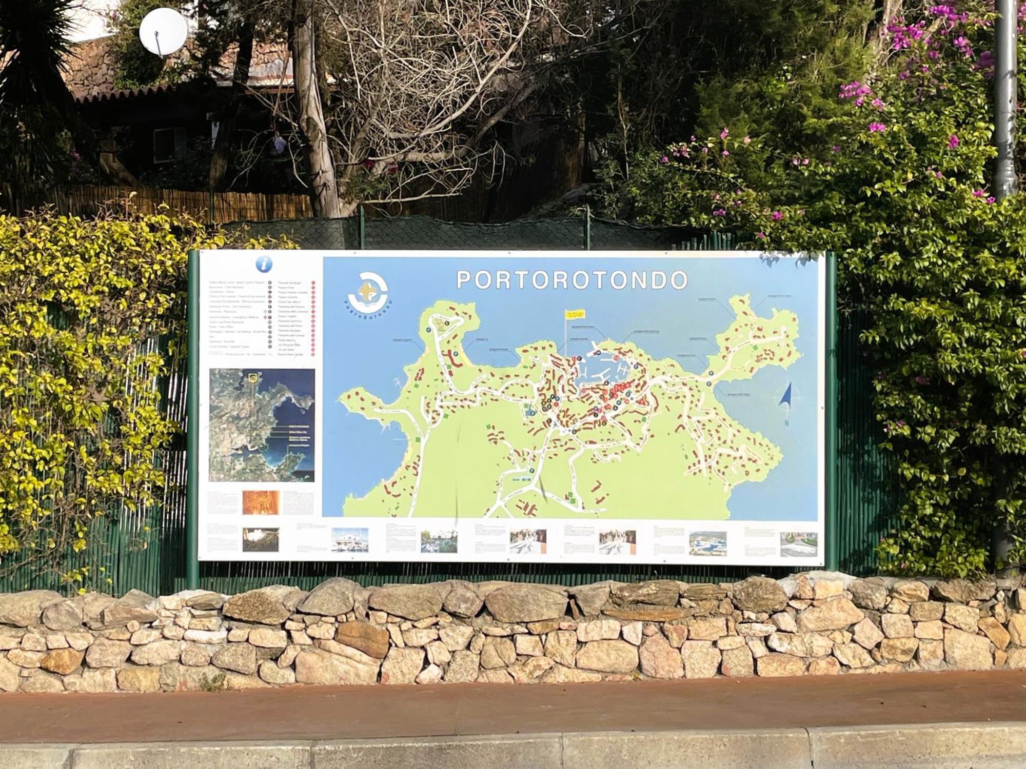 Splendida Vista Mare Zona Centrale Porto Rotondo Posto Auto Privato Eksteriør billede