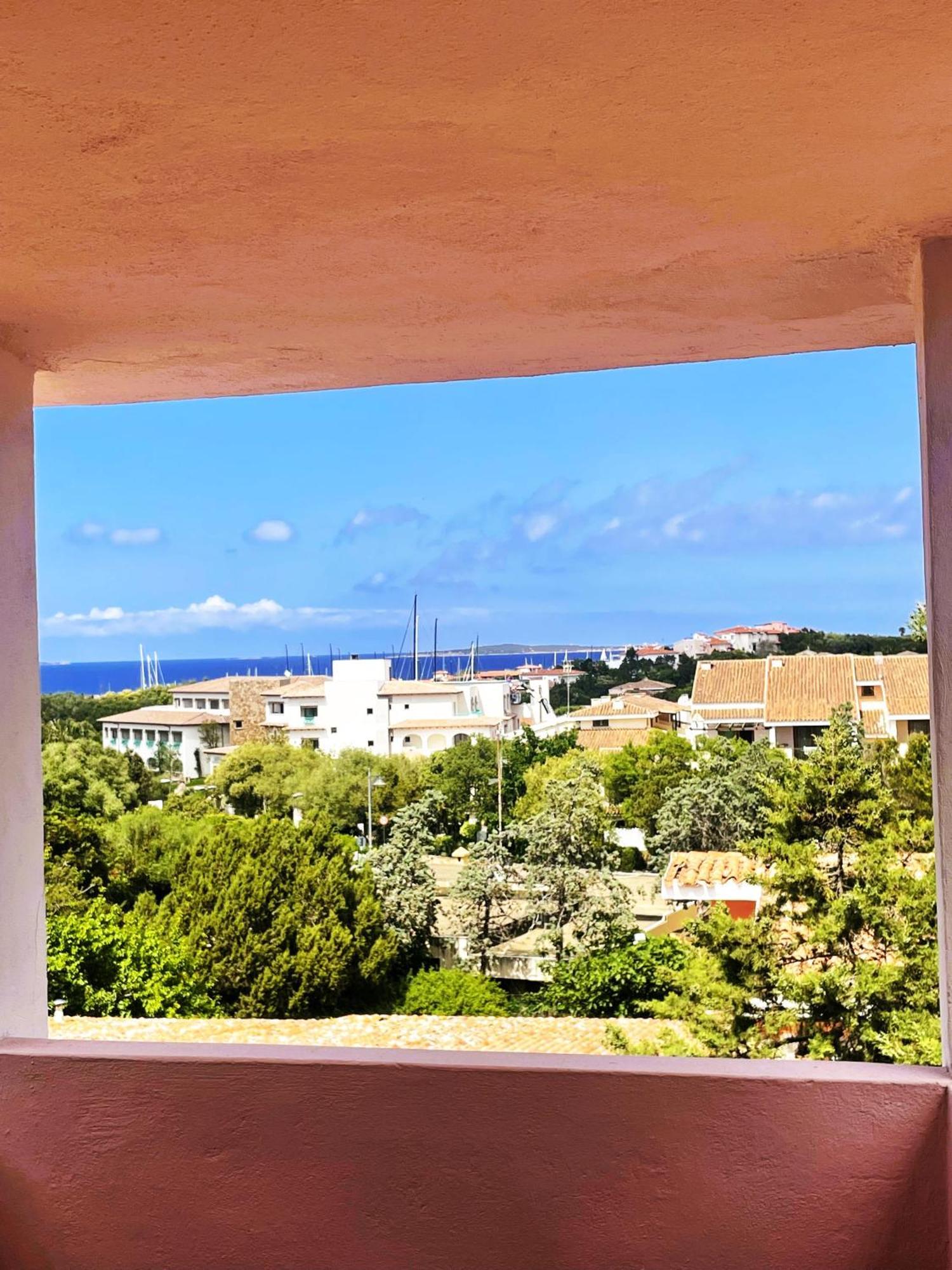 Splendida Vista Mare Zona Centrale Porto Rotondo Posto Auto Privato Værelse billede