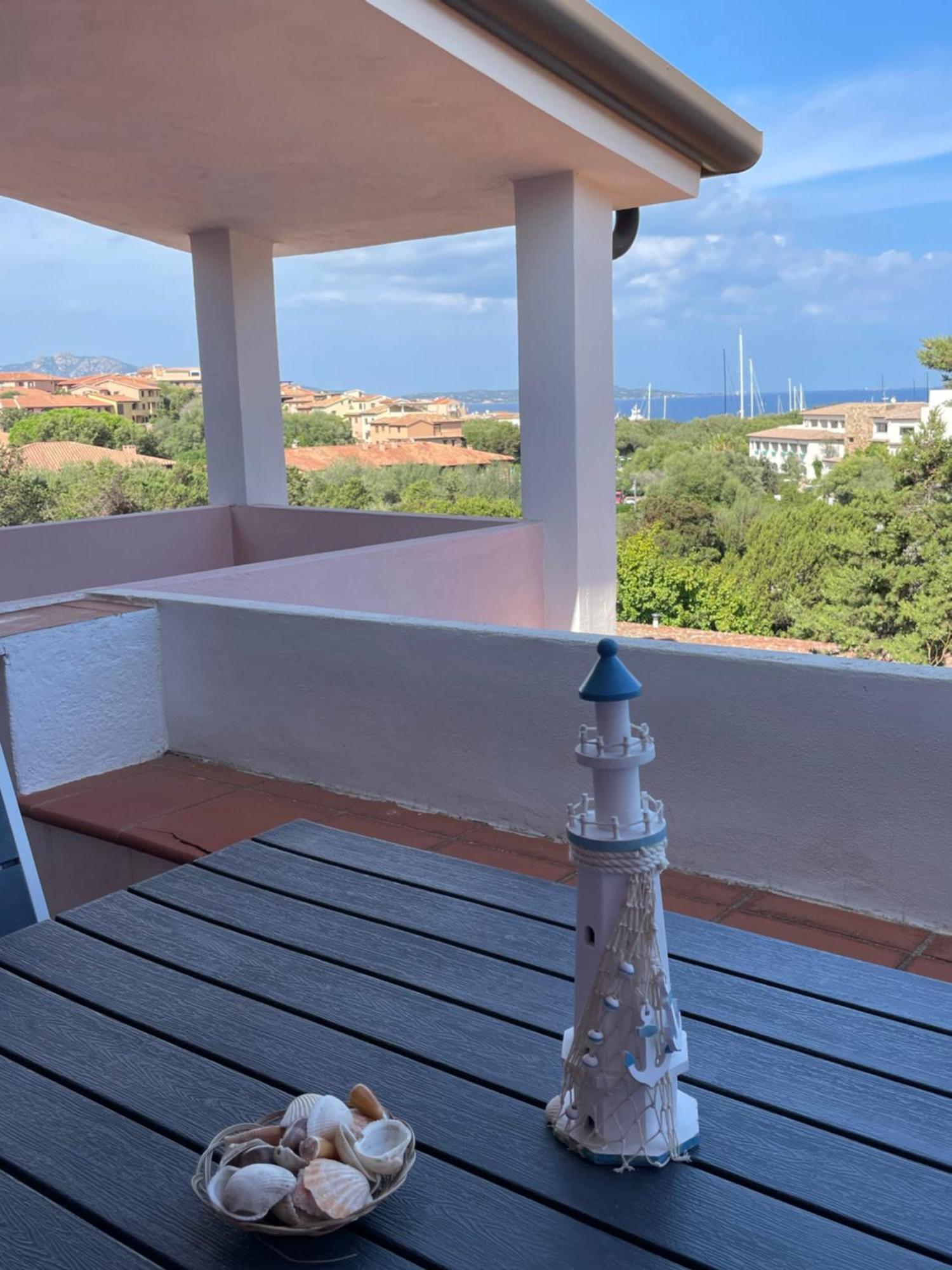 Splendida Vista Mare Zona Centrale Porto Rotondo Posto Auto Privato Eksteriør billede