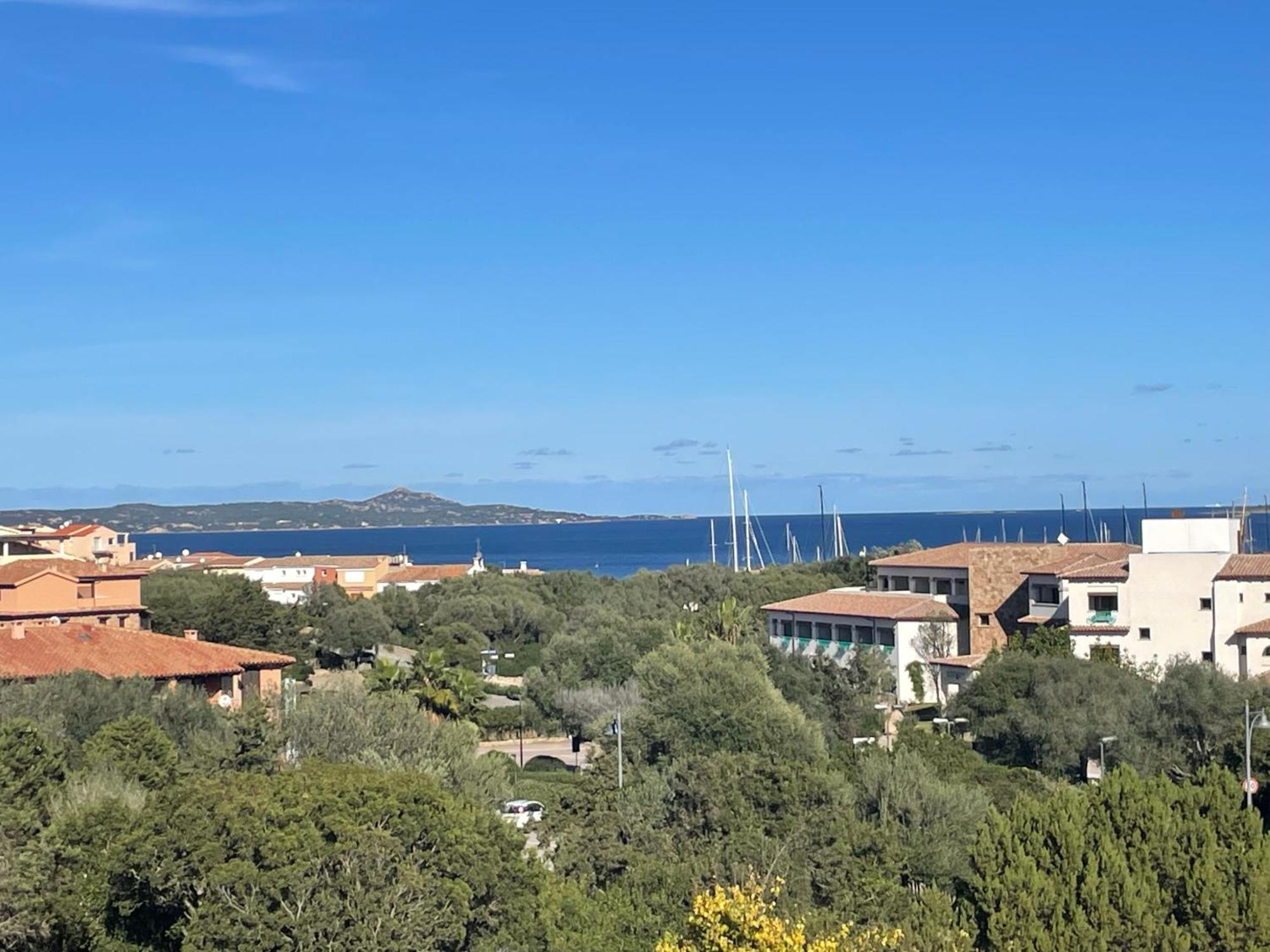 Splendida Vista Mare Zona Centrale Porto Rotondo Posto Auto Privato Eksteriør billede