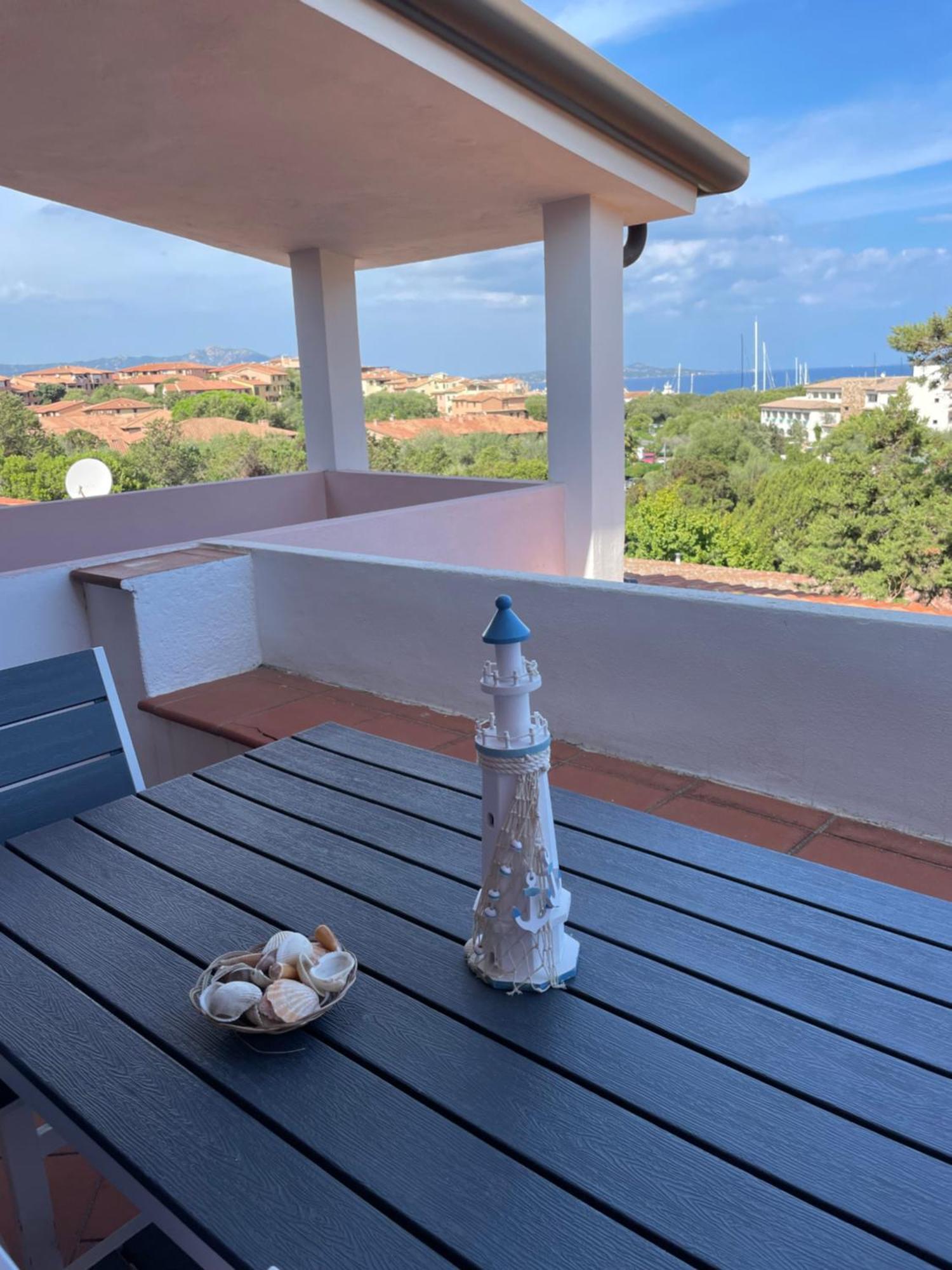 Splendida Vista Mare Zona Centrale Porto Rotondo Posto Auto Privato Eksteriør billede