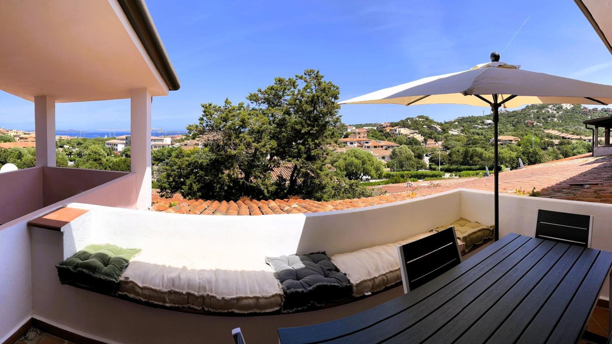 Splendida Vista Mare Zona Centrale Porto Rotondo Posto Auto Privato Eksteriør billede